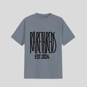 Grey Oversized Round Neck T-shirt