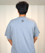 Grey Oversized Round Neck T-shirt - Image 8