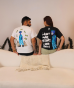 Black Oversized Round Neck T-shirt - Image 8