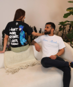 Black Oversized Round Neck T-shirt - Image 5