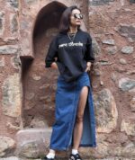 Desi Landmarks Oversized Tee Black - Image 5