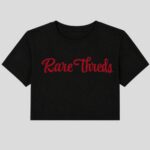 Rare Threds Crop Tee – Black Edition