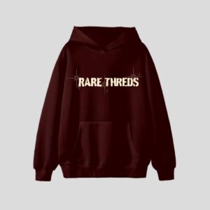 Acid-Wash Puff Print Hoodie