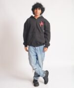 Oversized Black Zip Hoodie - Image 6